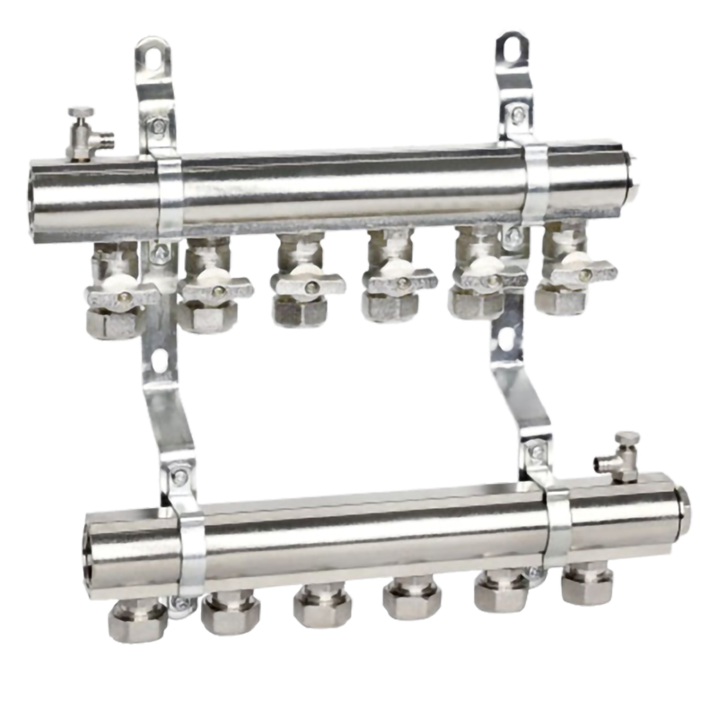 Leak proof Ball valve type underfloor heating manifold