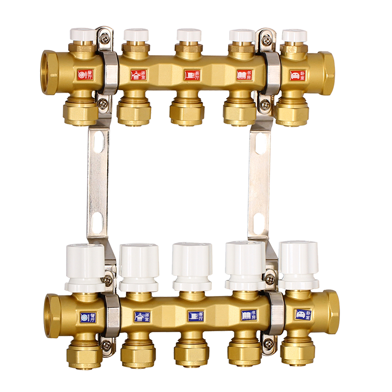 Brass Preservative Underfloor Radiant heating manifold