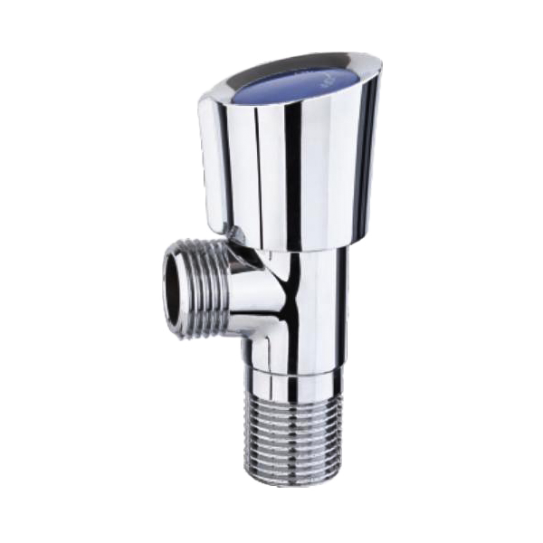 1/2 Toilet Brass Chrome Plated Explosion-proof Angle Valve DSJ025(Blue)